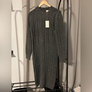 NWT Gray Turtleneck Sweater Dress
